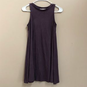 Suede Shift Dress